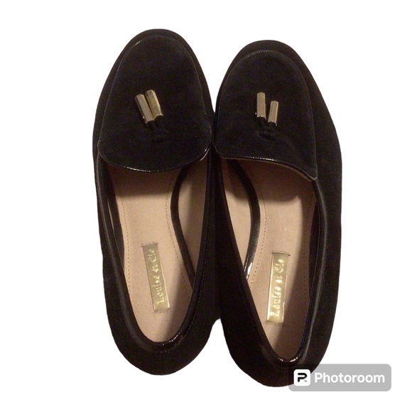 Louise Et Cie - Blondell Black Suede Loafers, in size 39 - Picture 3 of 5